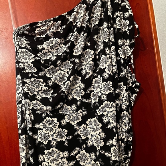 Lane Bryant Floral One-Shoulder Ruched-Detail Bodycon Dress, NWT Size 18/20 - Picture 7 of 10